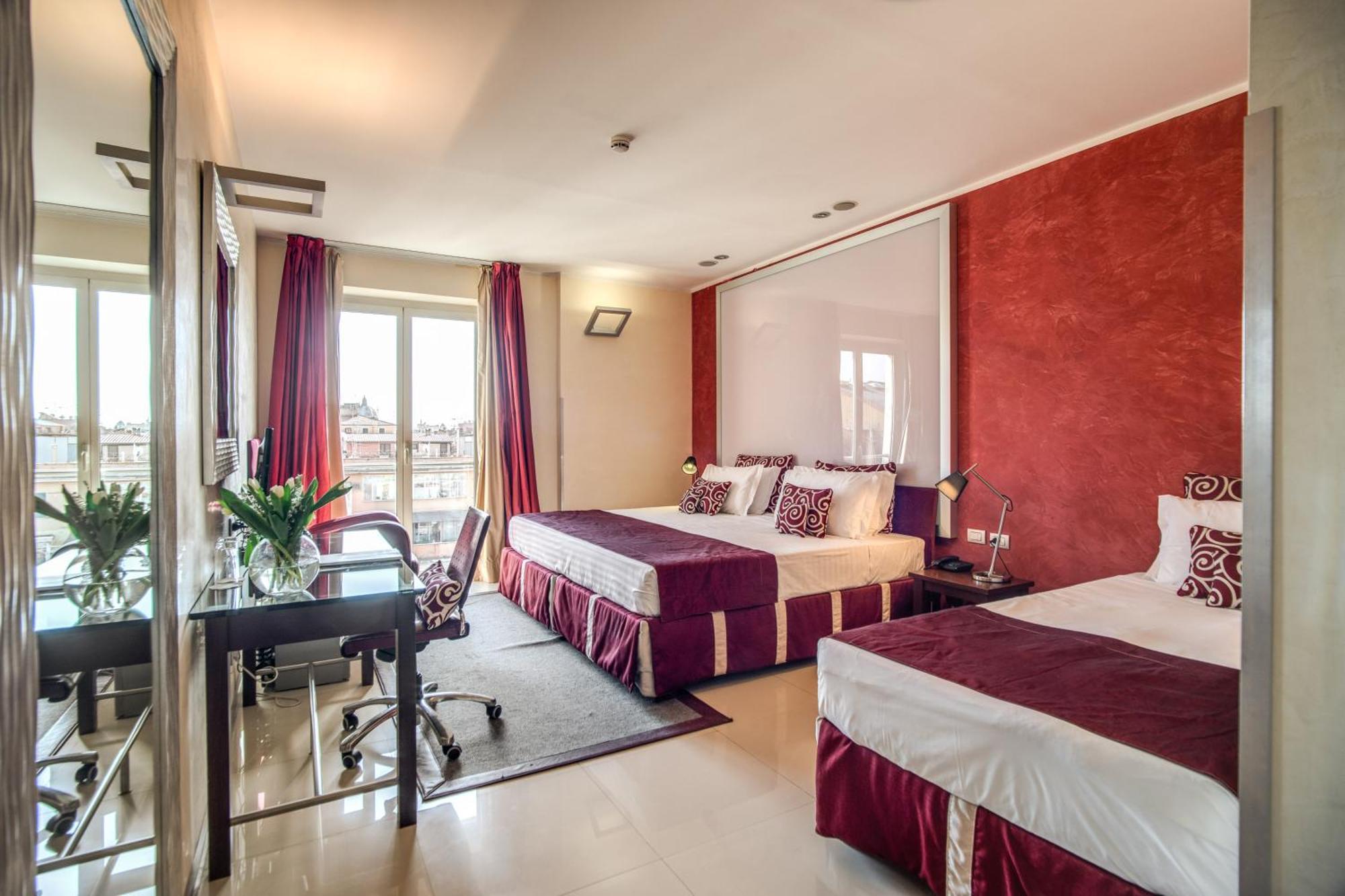 La Griffe Hotel Roma Exteriér fotografie A room at the hotel