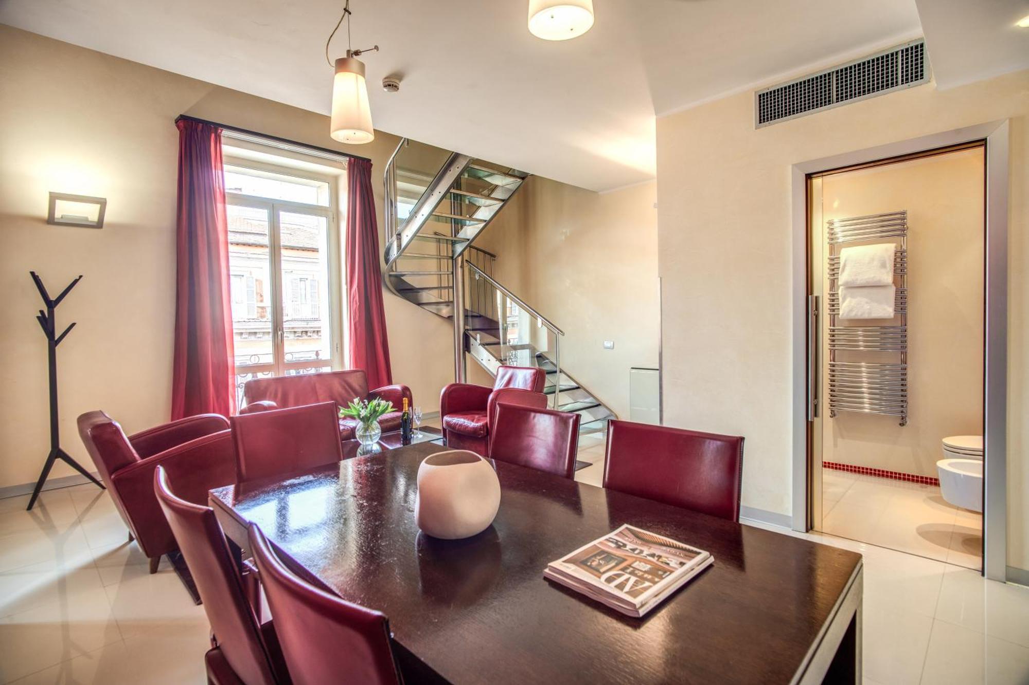 La Griffe Hotel Roma Exteriér fotografie A dining room